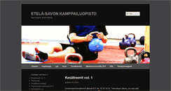 Desktop Screenshot of eskamppailuopisto.com