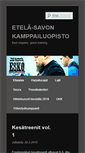 Mobile Screenshot of eskamppailuopisto.com